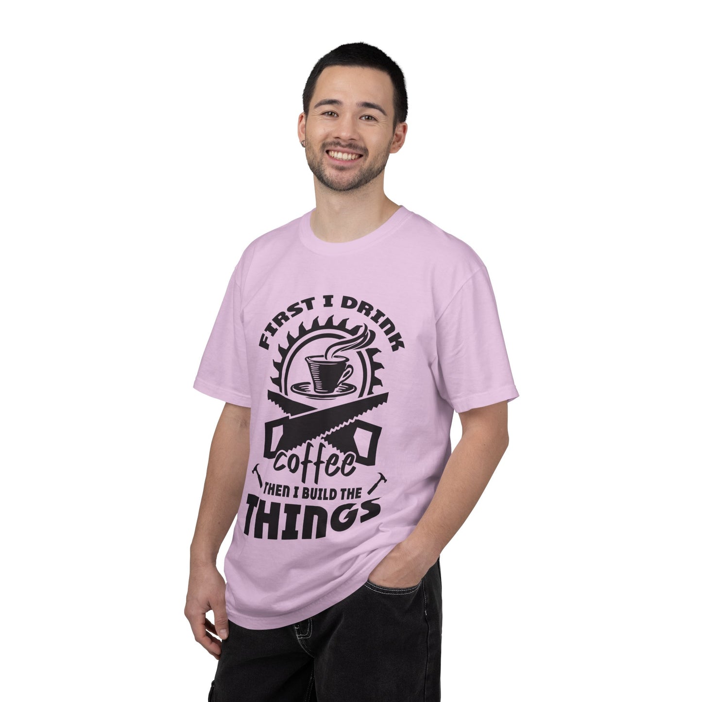 Coffee Then I Build The Things T-Shirt