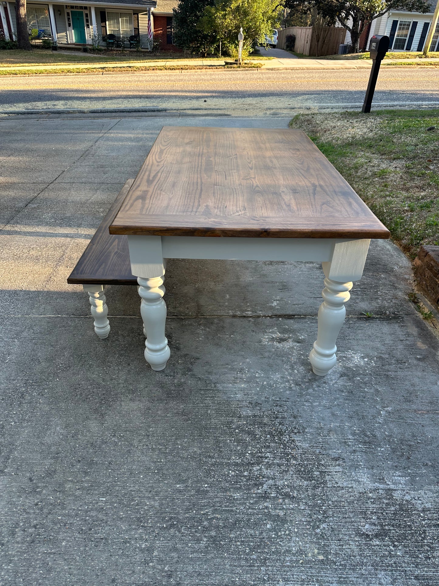 Custom Solid Wood Dining Table – $500 Build Deposit