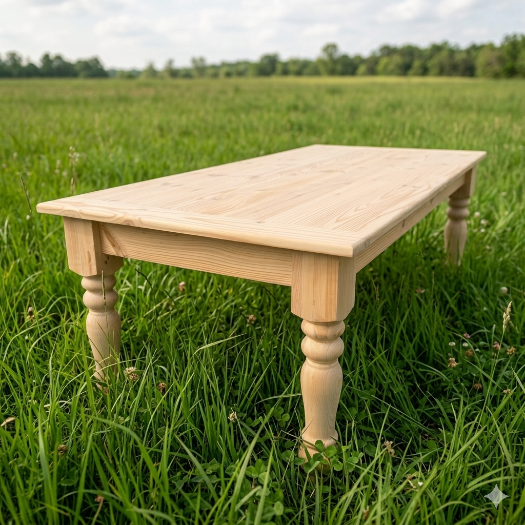 The Ilaria – Custom Solid Wood Dining Table