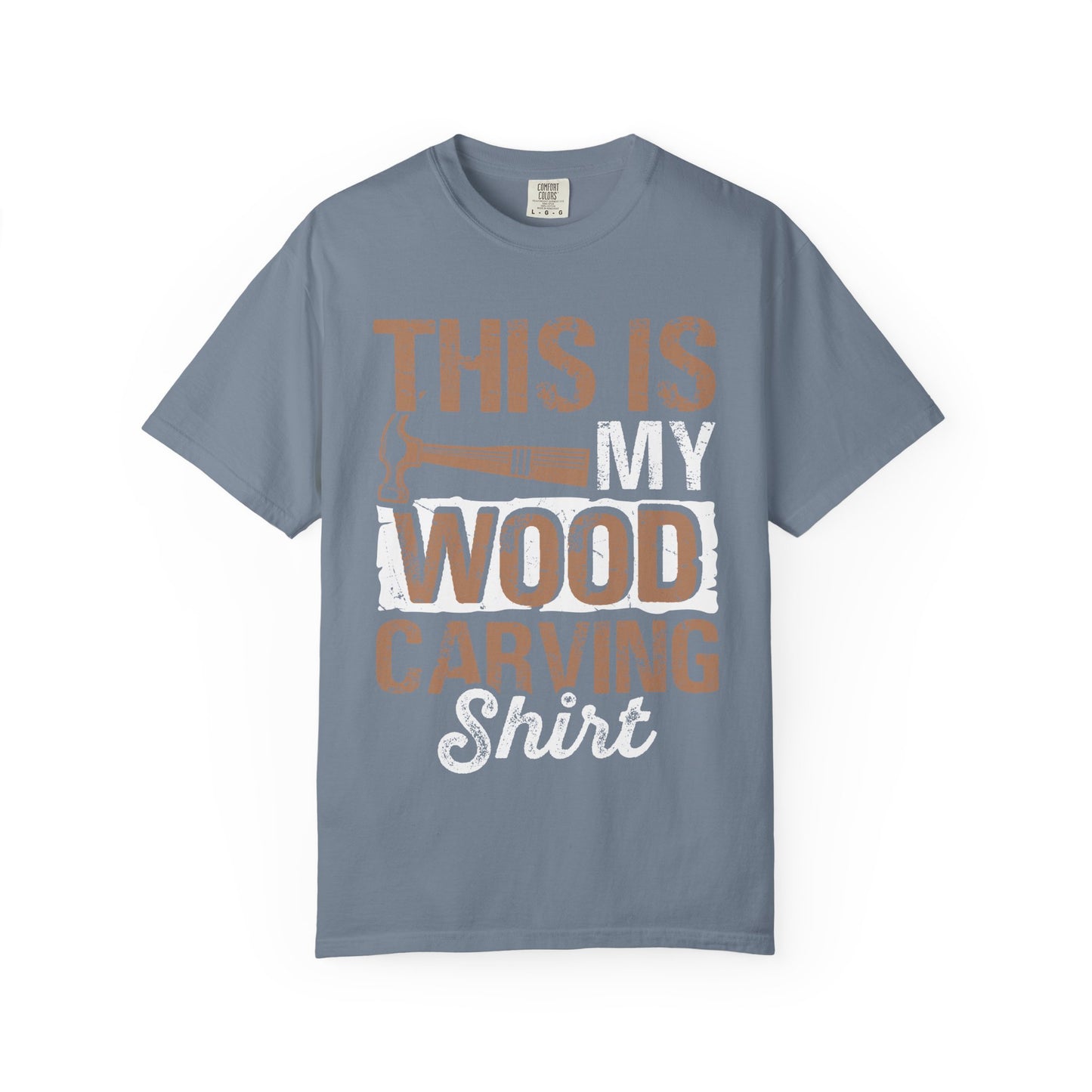 Wood Carving T-Shirt — "This Is My Wood Carving Shirt" Graphic Tee for Woodworkers