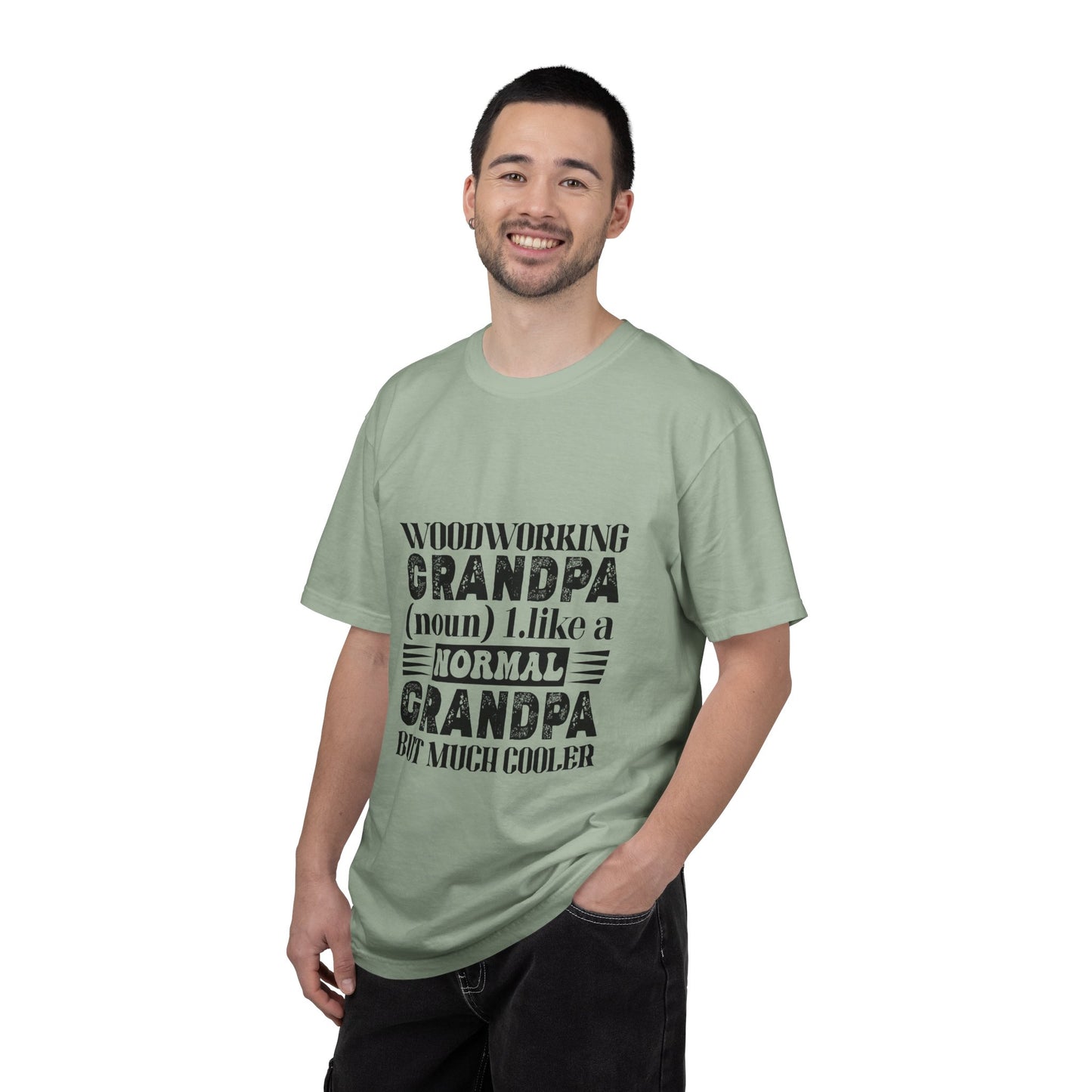 Woodworking Grandpa T-Shirt — "Woodworking Grandpa (noun) 1. like a normal grandpa but much cooler" Gift Tee