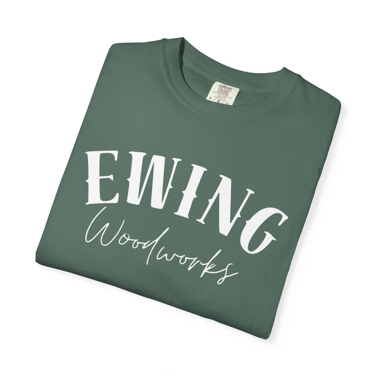Woodworking T-Shirt — "This Is My Woodworking Shirt" Garment-Dyed Tee (Ewing Woodworks)