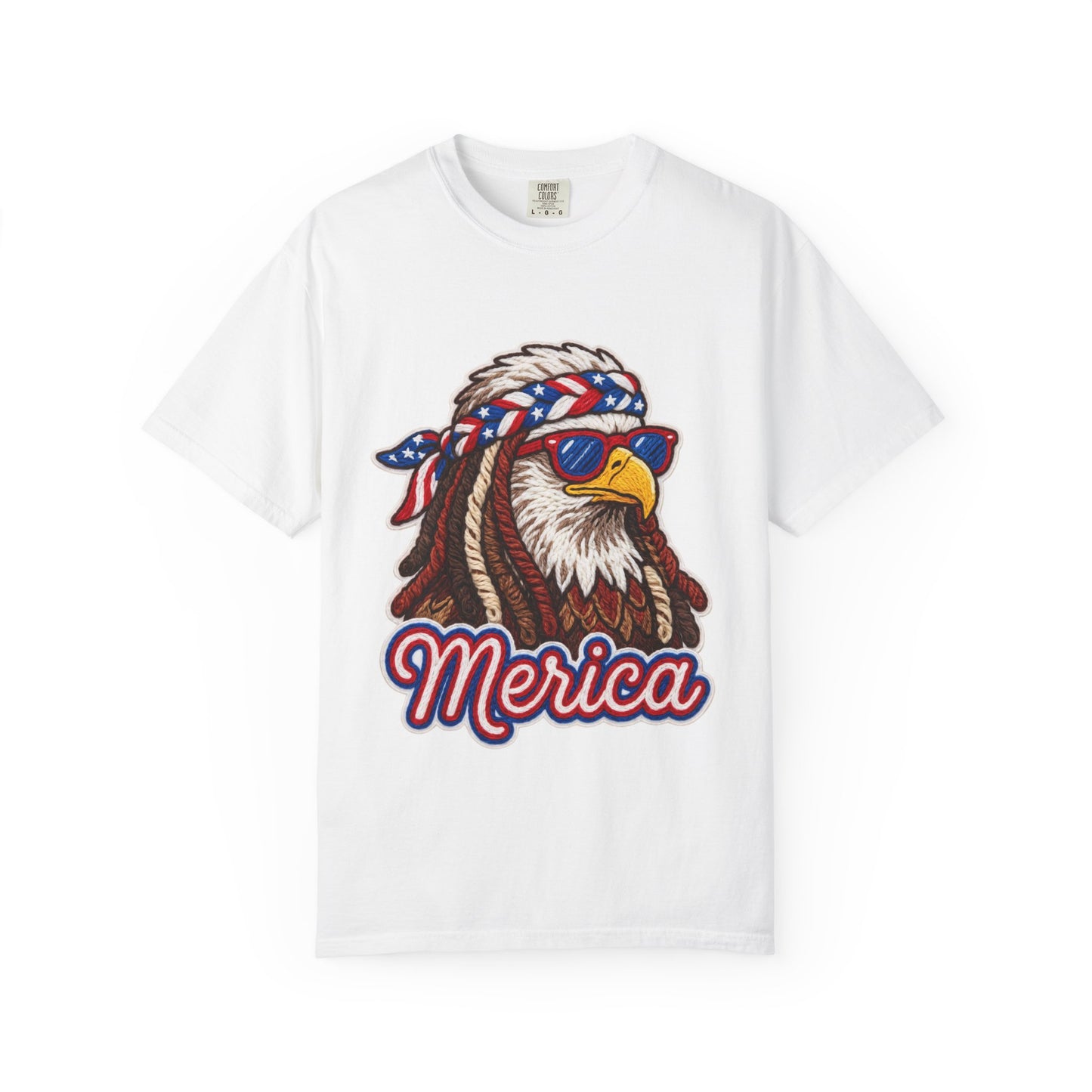 Merica Bald Eagle T-Shirt — Patriotic 'Merica Graphic Tee for 4th of July