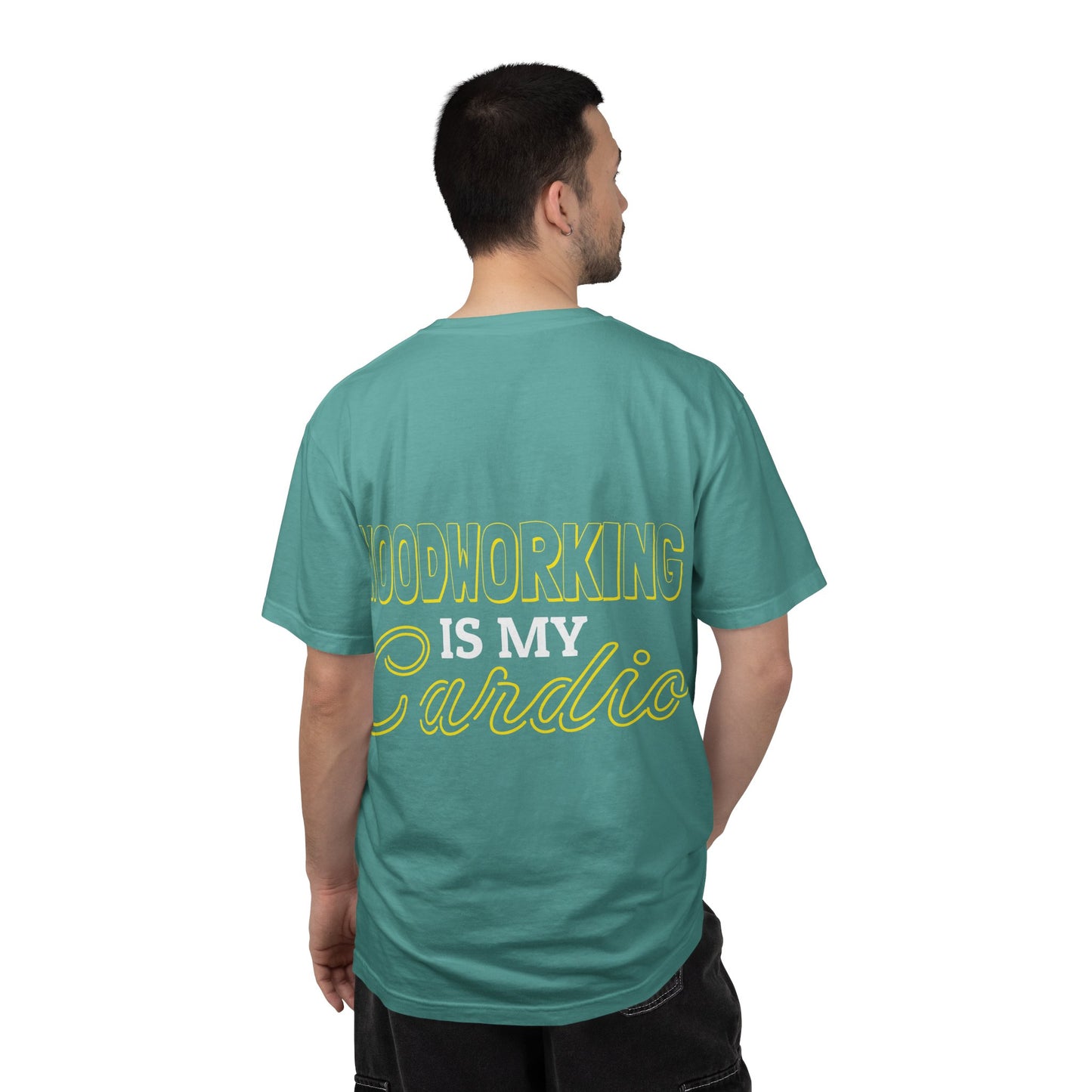Woodworking Is My Cardio T-Shirt — Ewing Woodworks Graphic Tee