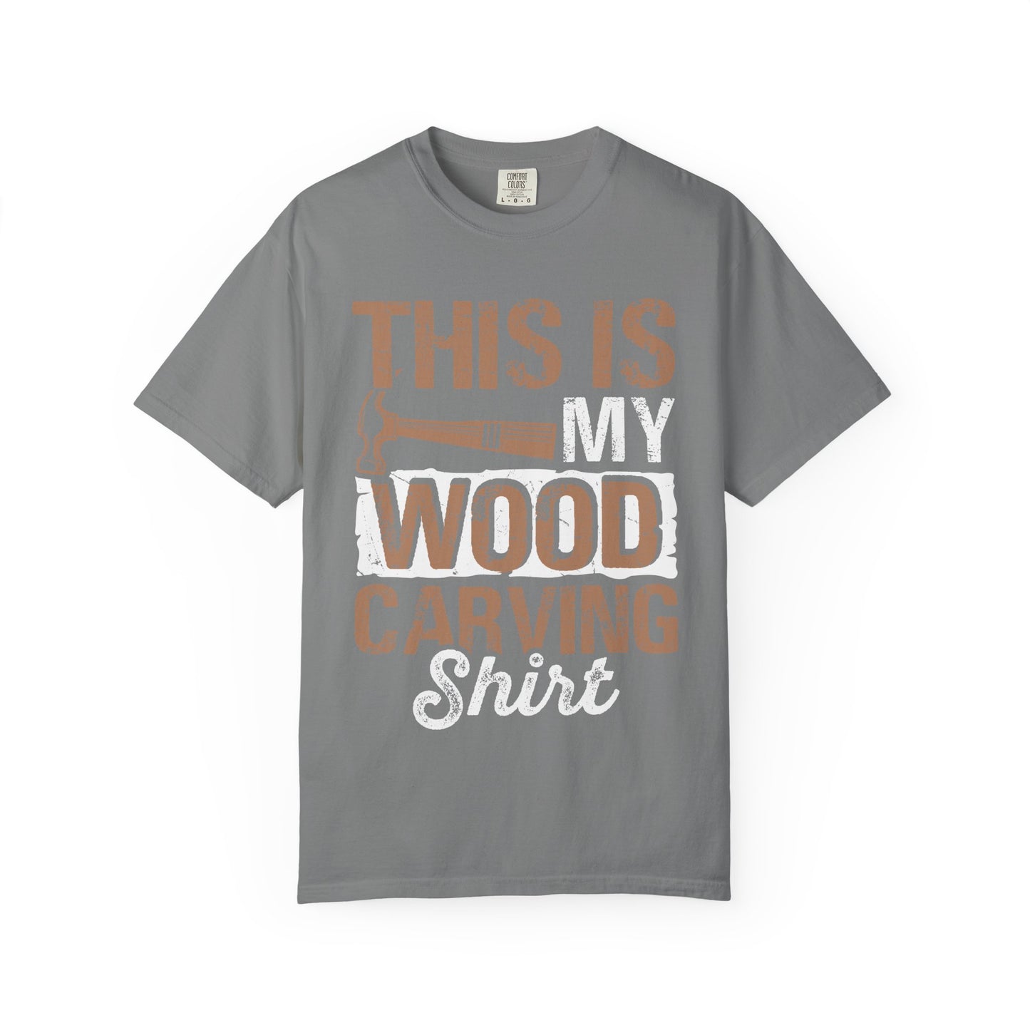 Wood Carving T-Shirt — "This Is My Wood Carving Shirt" Graphic Tee for Woodworkers