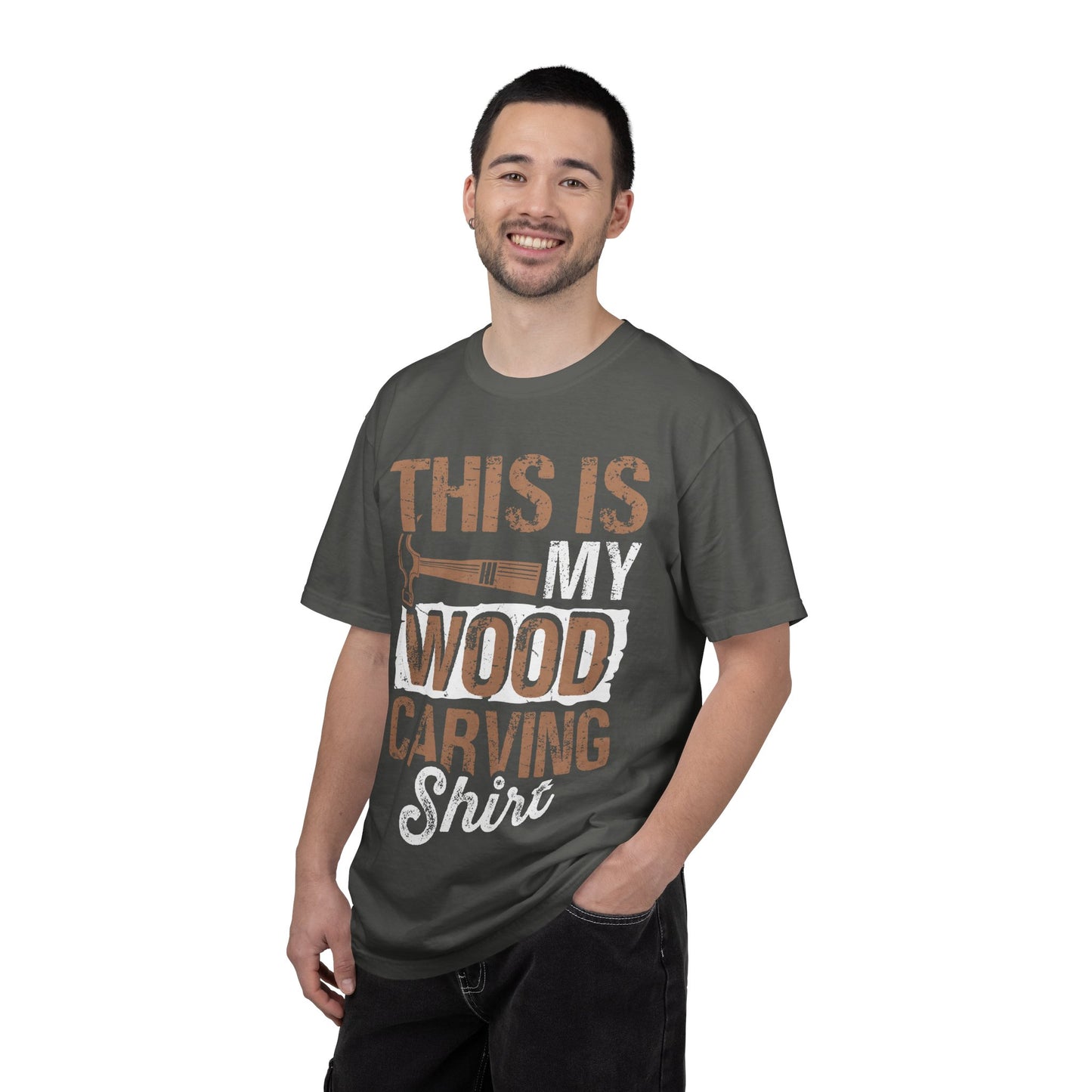 Wood Carving T-Shirt — "This Is My Wood Carving Shirt" Graphic Tee for Woodworkers