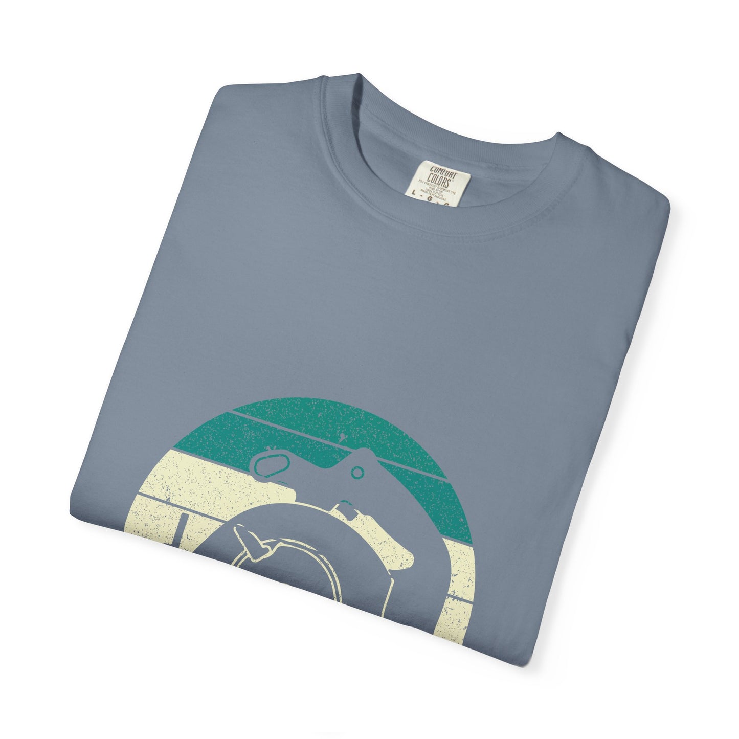 Retro Circular Saw T-Shirt — Vintage Carpenter Woodworker Tee
