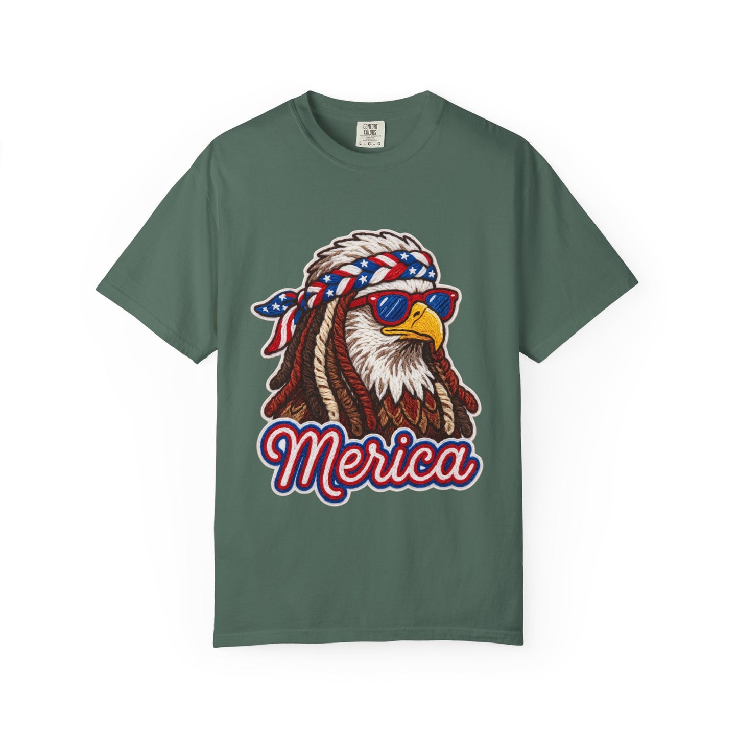 Merica Bald Eagle T-Shirt — Patriotic 'Merica Graphic Tee for 4th of July