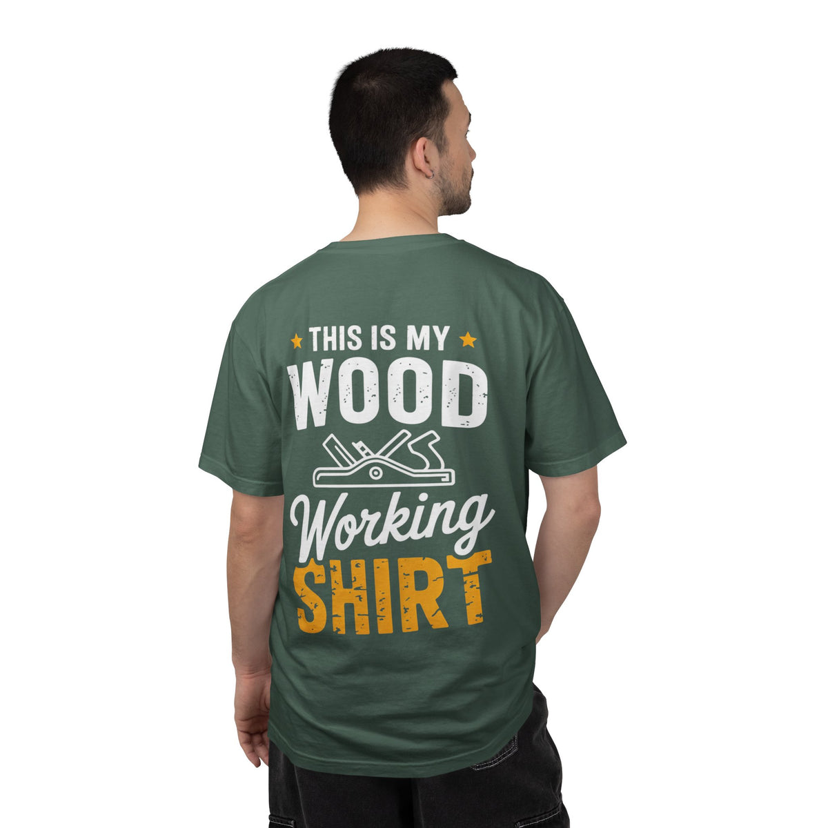 Woodworking T-Shirt — "This Is My Woodworking Shirt" Garment-Dyed Tee (Ewing Woodworks)
