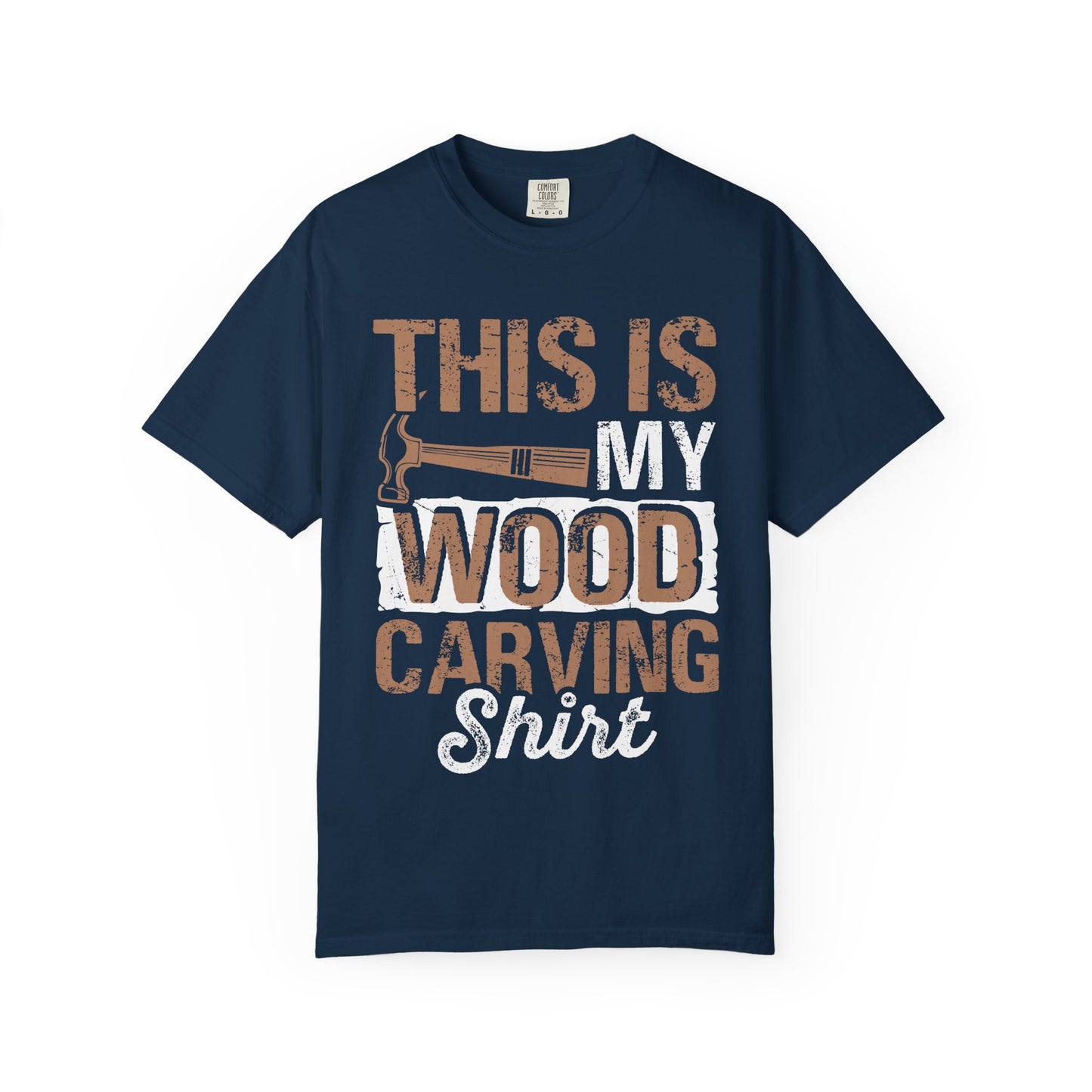 Wood Carving T-Shirt — "This Is My Wood Carving Shirt" Graphic Tee for Woodworkers