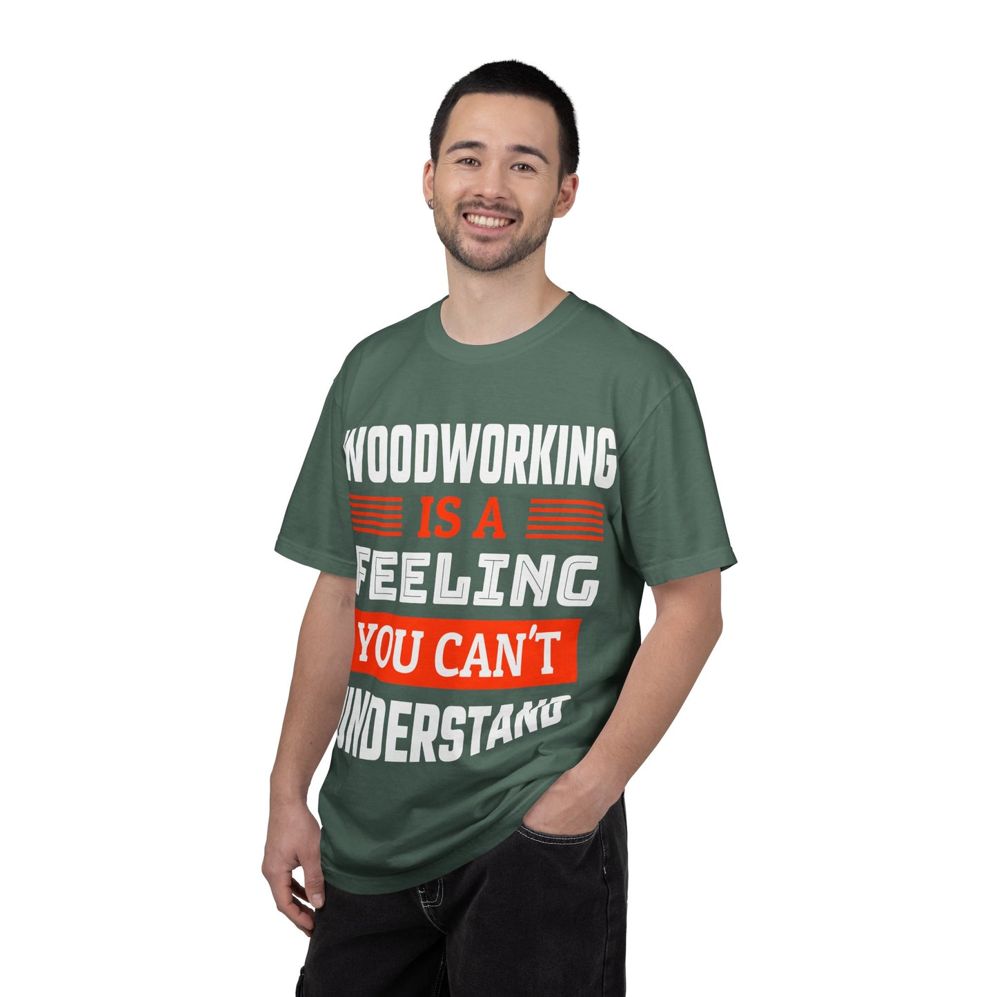 Woodworking Is a Feeling T-Shirt — Funny Carpenter Gift Tee