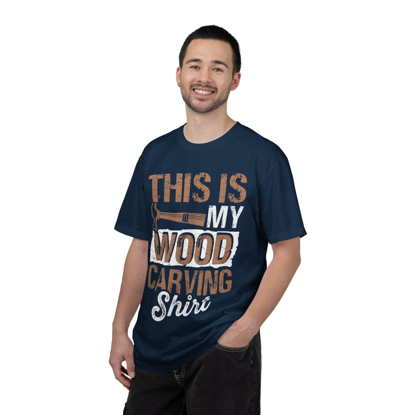 Wood Carving T-Shirt — "This Is My Wood Carving Shirt" Graphic Tee for Woodworkers