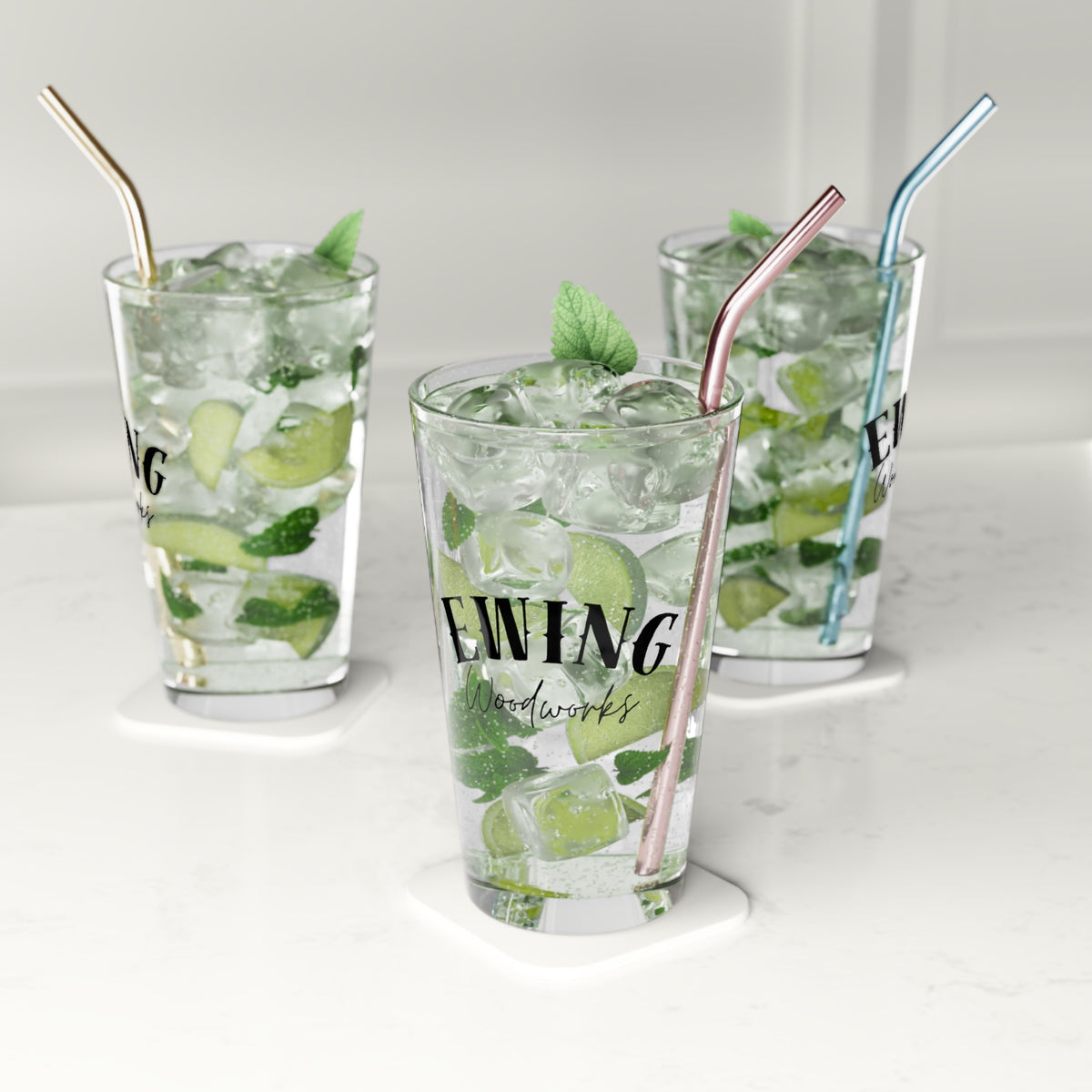 Ewing Woodworks 16oz Pint Glass