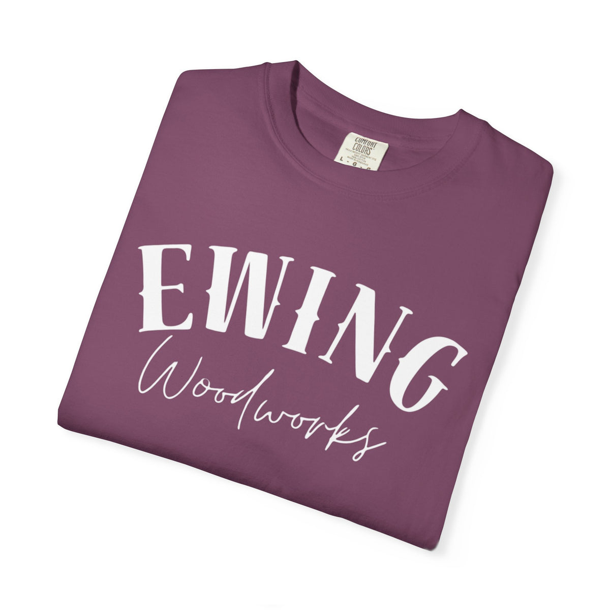 Woodworking T-Shirt — "This Is My Woodworking Shirt" Garment-Dyed Tee (Ewing Woodworks)