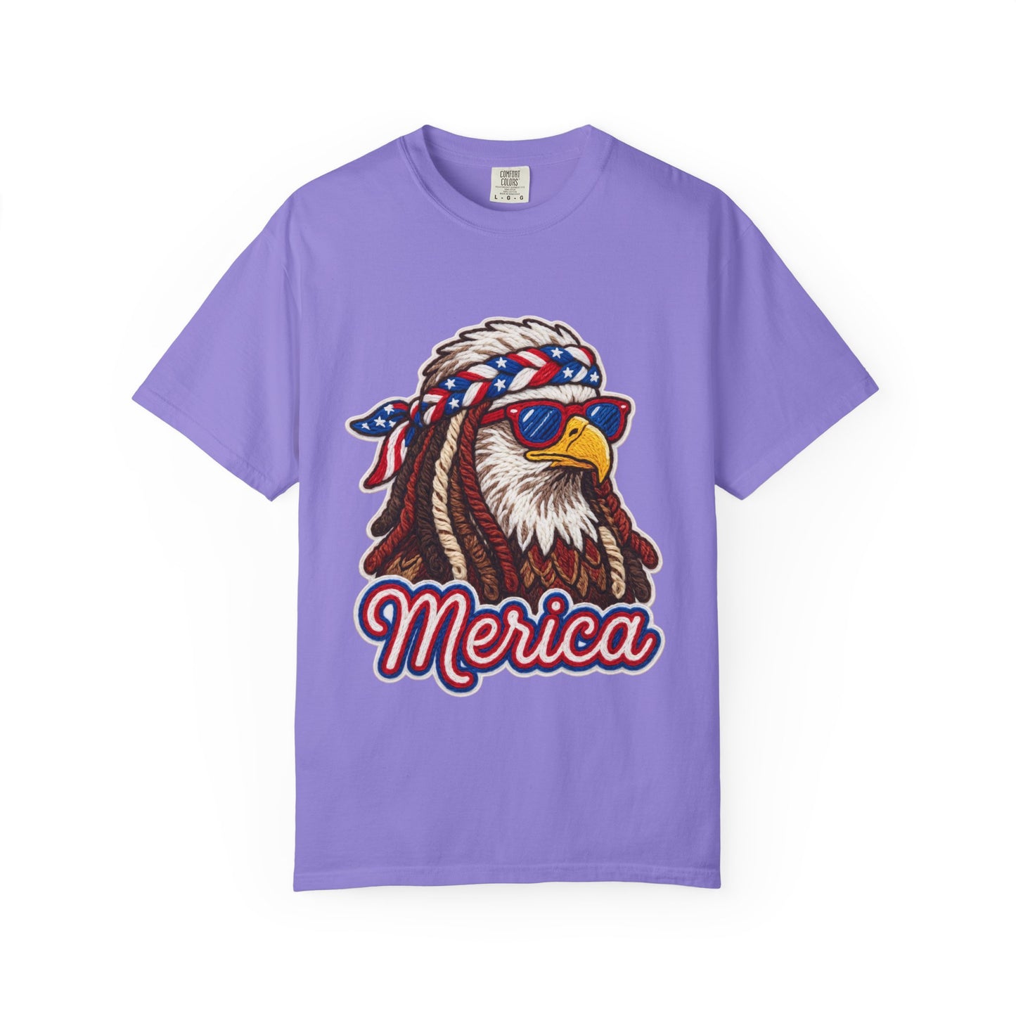 Merica Bald Eagle T-Shirt — Patriotic 'Merica Graphic Tee for 4th of July