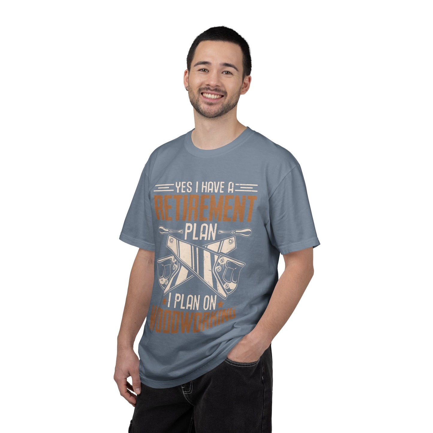 Retirement Plan Woodworking T-Shirt — I Plan On Woodworking Tee