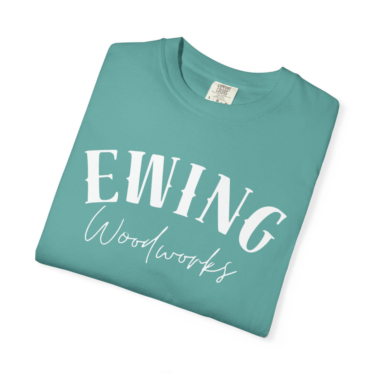 Woodworking T-Shirt — "This Is My Woodworking Shirt" Garment-Dyed Tee (Ewing Woodworks)
