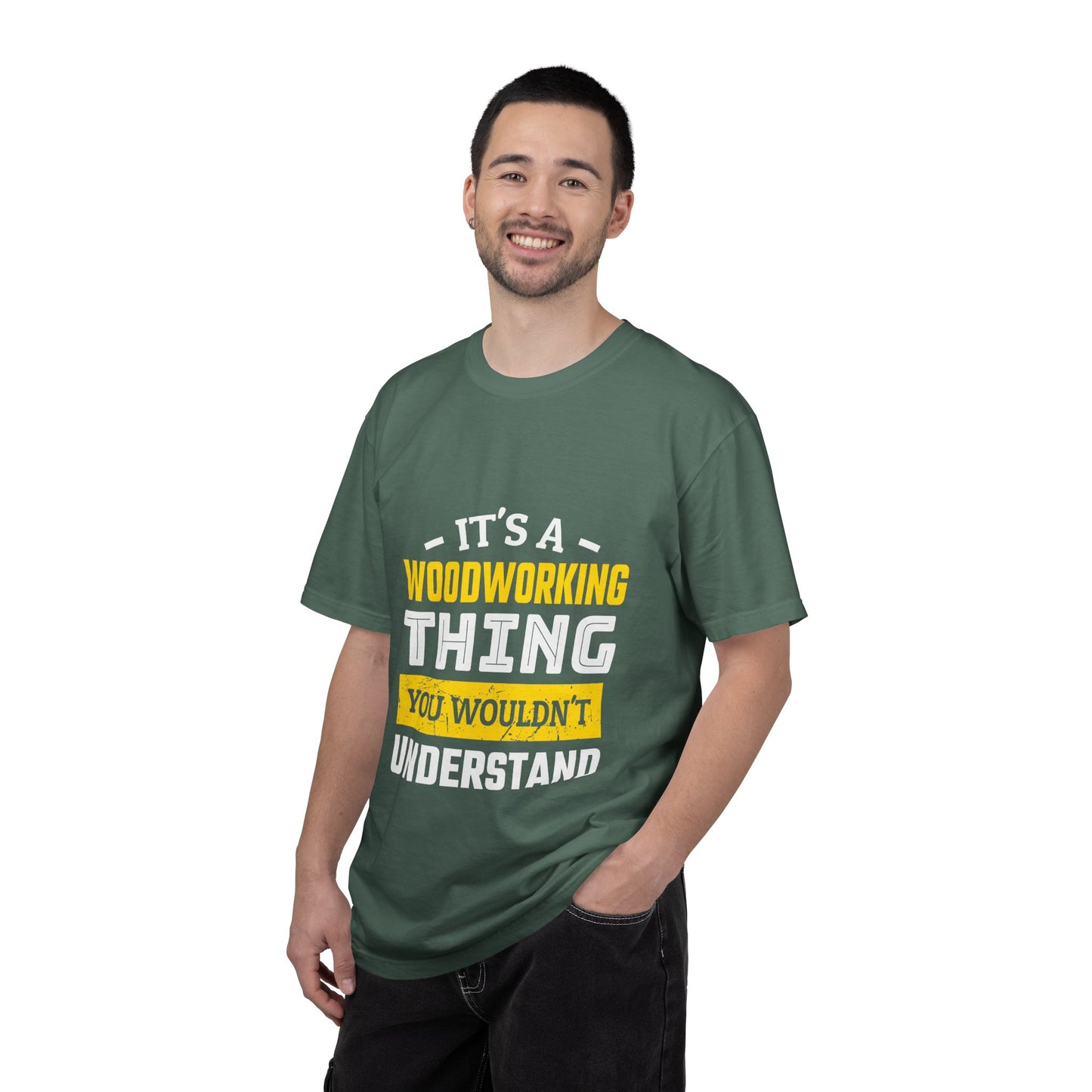 Woodworking T-Shirt — "It's a Woodworking Thing You Wouldn't Understand" Crew Tee