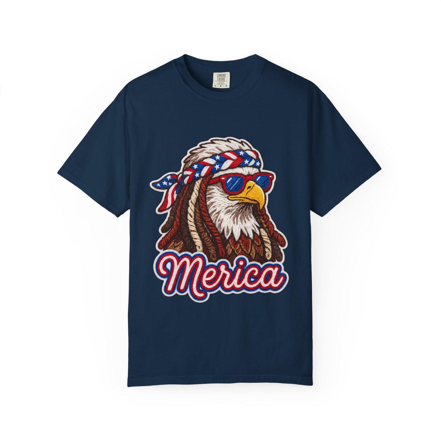 Merica Bald Eagle T-Shirt — Patriotic 'Merica Graphic Tee for 4th of July