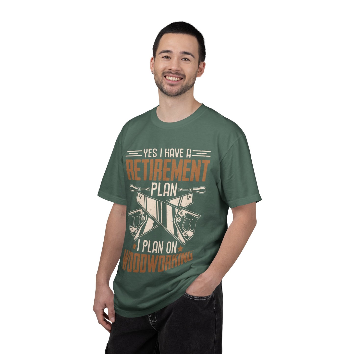 Retirement Plan Woodworking T-Shirt — I Plan On Woodworking Tee