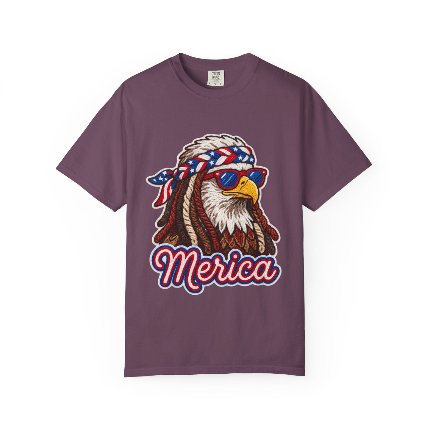 Merica Bald Eagle T-Shirt — Patriotic 'Merica Graphic Tee for 4th of July