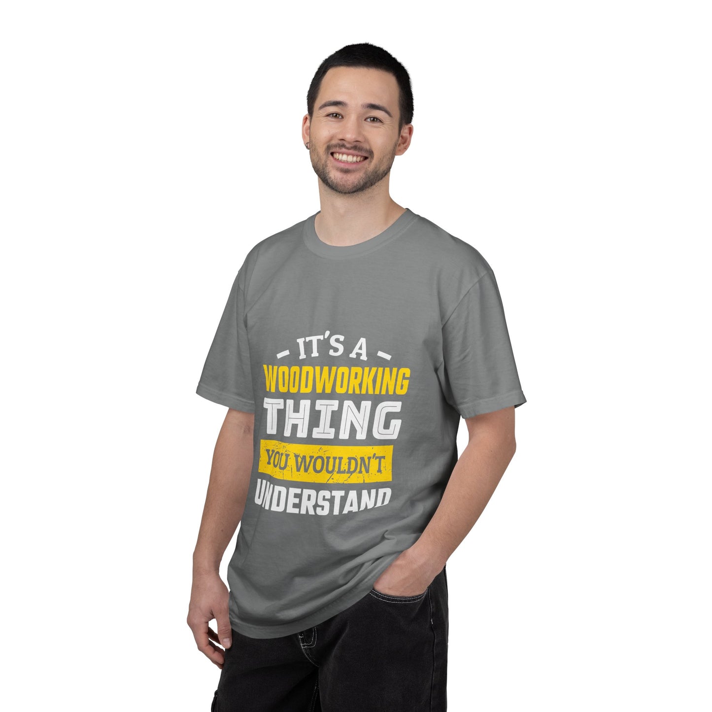 Woodworking T-Shirt — "It's a Woodworking Thing You Wouldn't Understand" Crew Tee