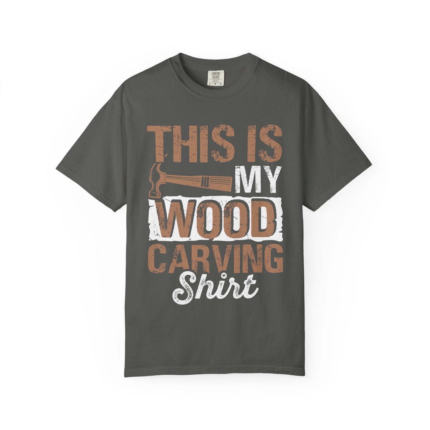 Wood Carving T-Shirt — "This Is My Wood Carving Shirt" Graphic Tee for Woodworkers
