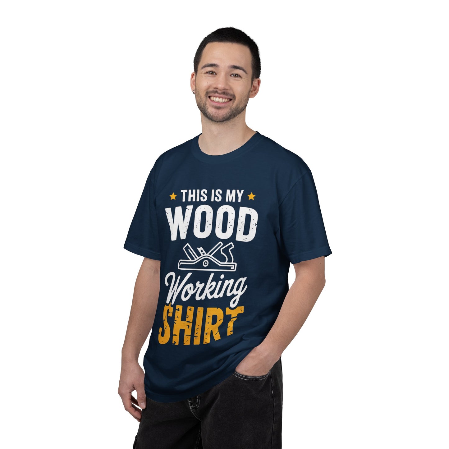 Woodworking Shirt — “This Is My Wood Working Shirt” Graphic Tee for Carpenters & DIYers