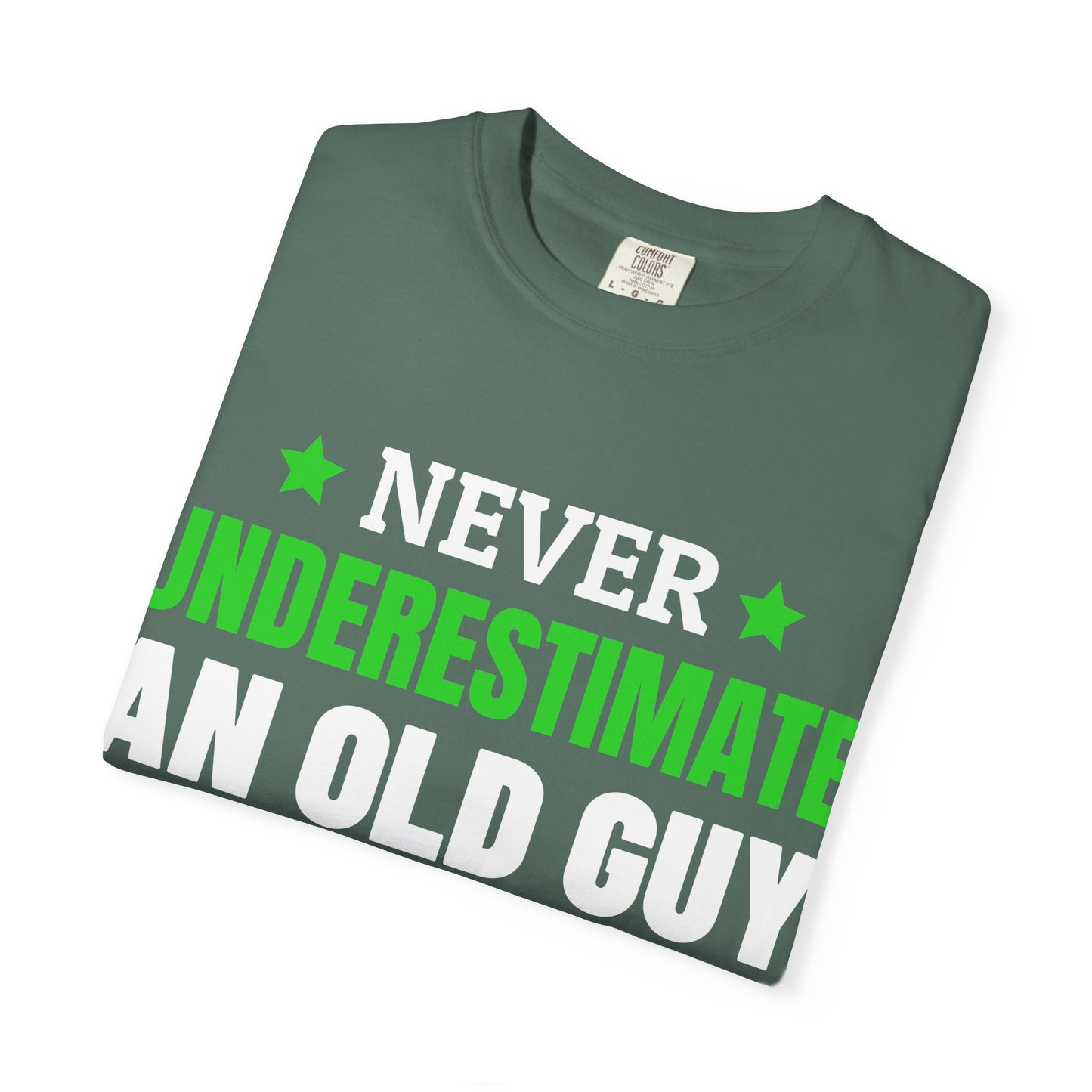 Never Underestimate An Old Guy Who Loves Woodworking T-Shirt