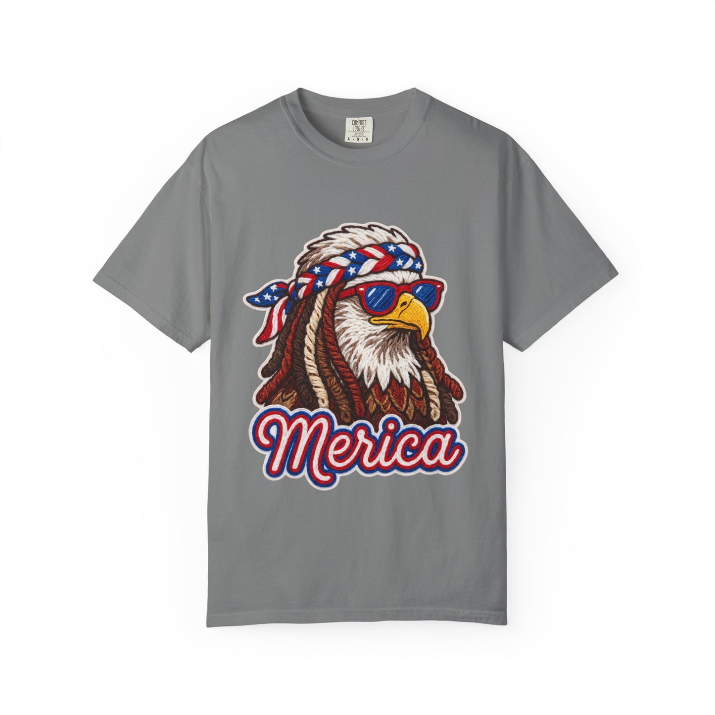 Merica Bald Eagle T-Shirt — Patriotic 'Merica Graphic Tee for 4th of July