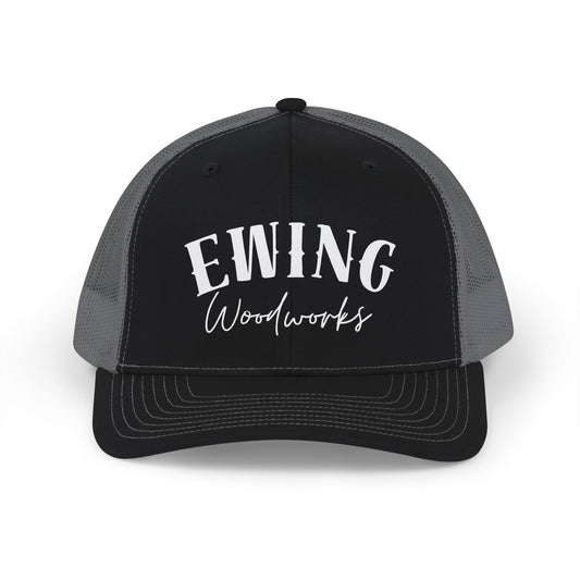 Ewing Woodworks Embroidered Trucker Cap