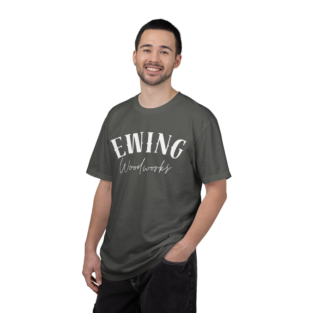 Woodworking T-Shirt — "This Is My Woodworking Shirt" Garment-Dyed Tee (Ewing Woodworks)