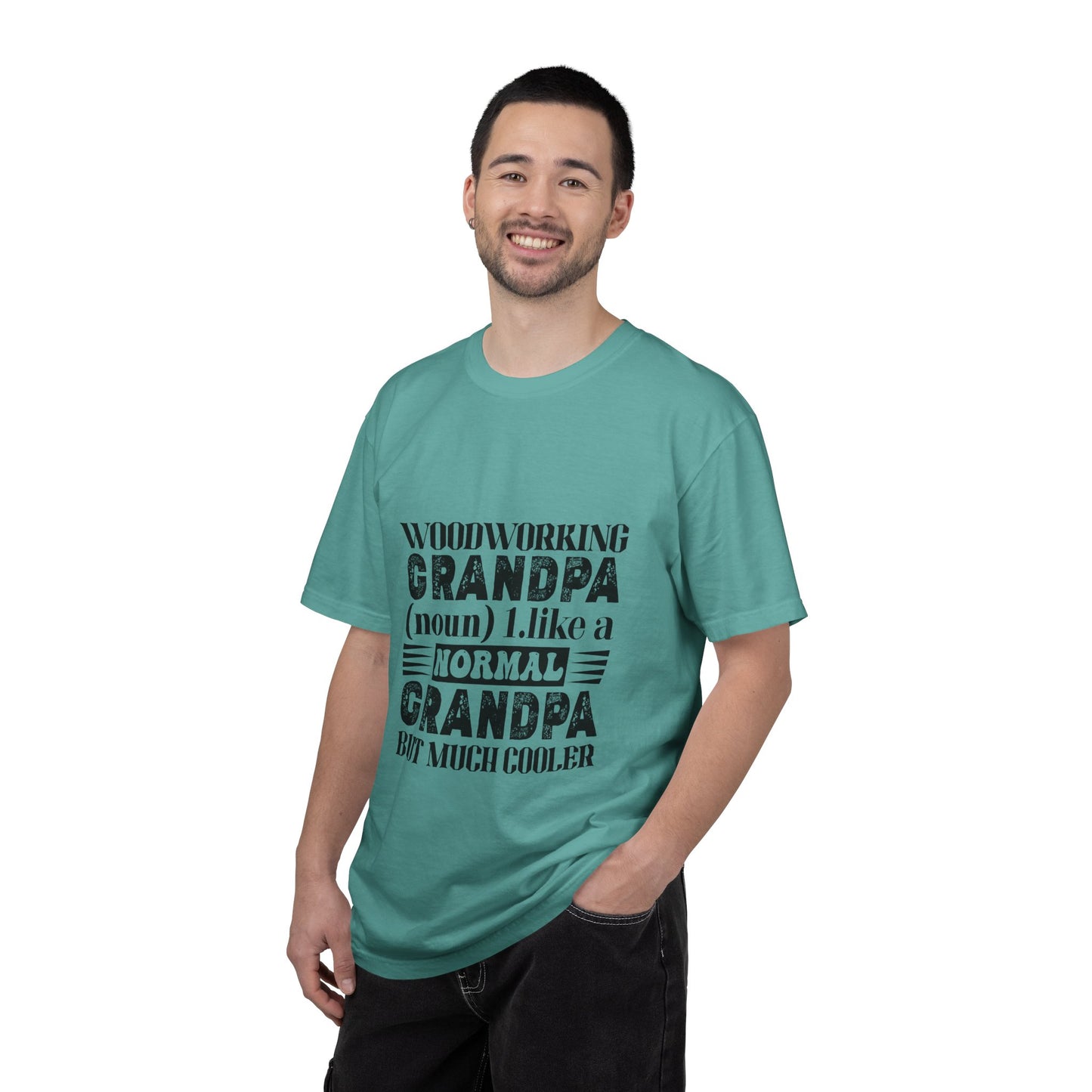 Woodworking Grandpa T-Shirt — "Woodworking Grandpa (noun) 1. like a normal grandpa but much cooler" Gift Tee