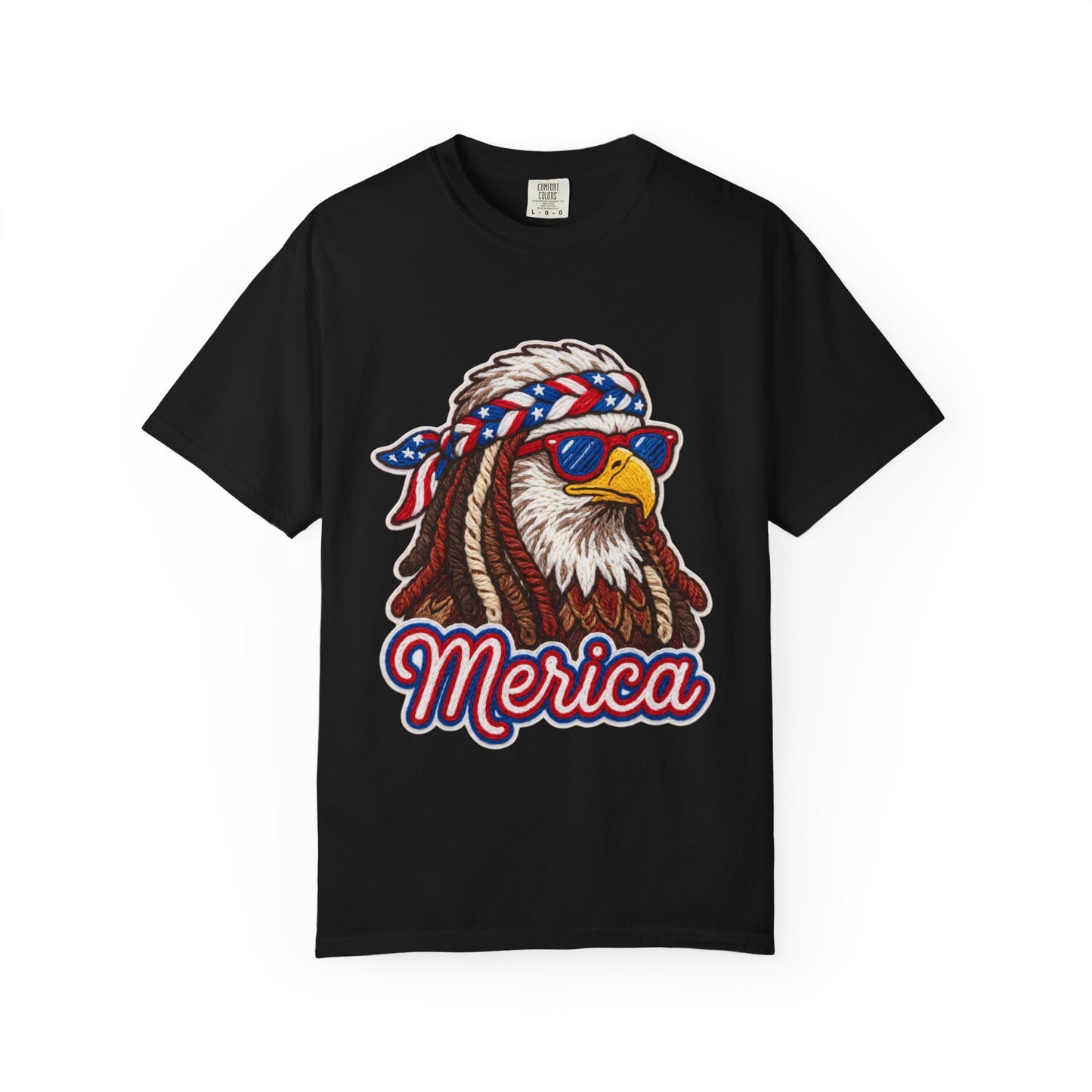 Merica Bald Eagle T-Shirt — Patriotic 'Merica Graphic Tee for 4th of July
