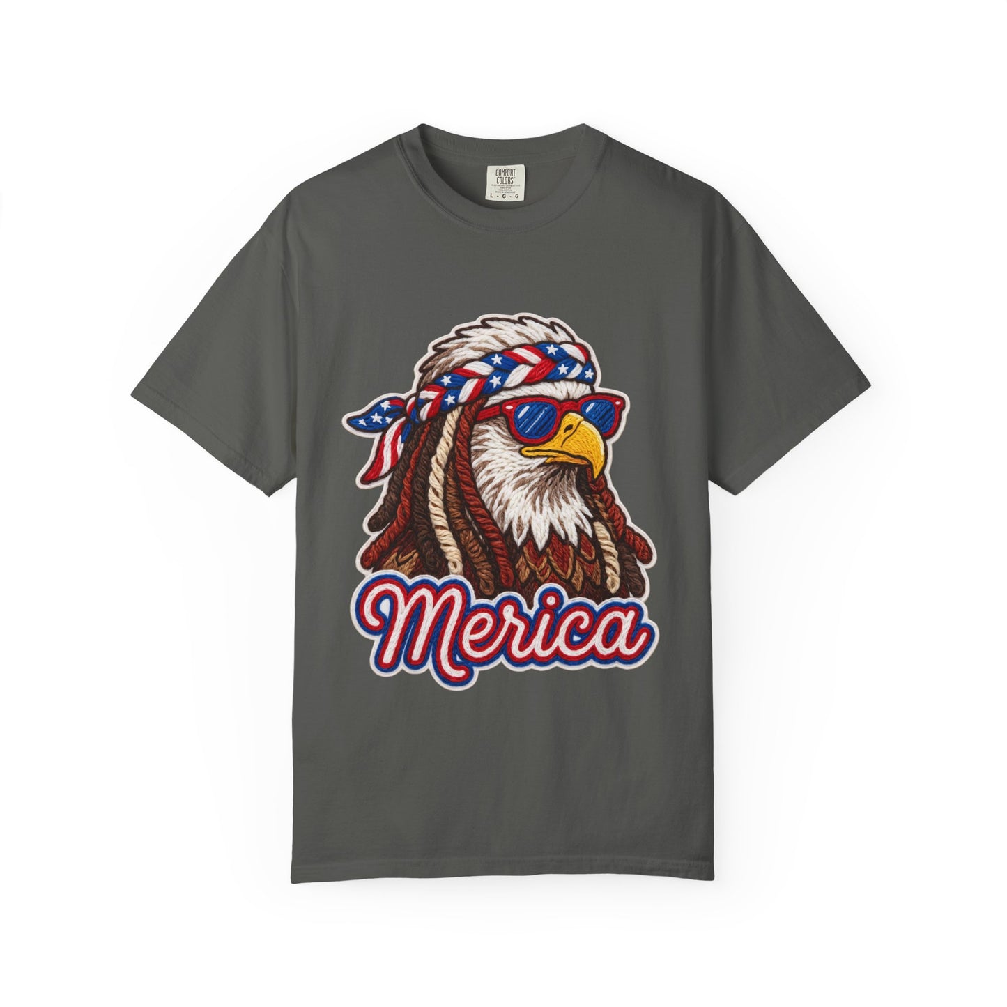 Merica Bald Eagle T-Shirt — Patriotic 'Merica Graphic Tee for 4th of July