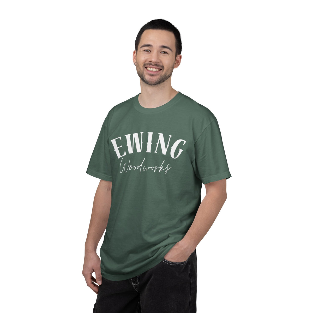 Woodworking T-Shirt — "This Is My Woodworking Shirt" Garment-Dyed Tee (Ewing Woodworks)