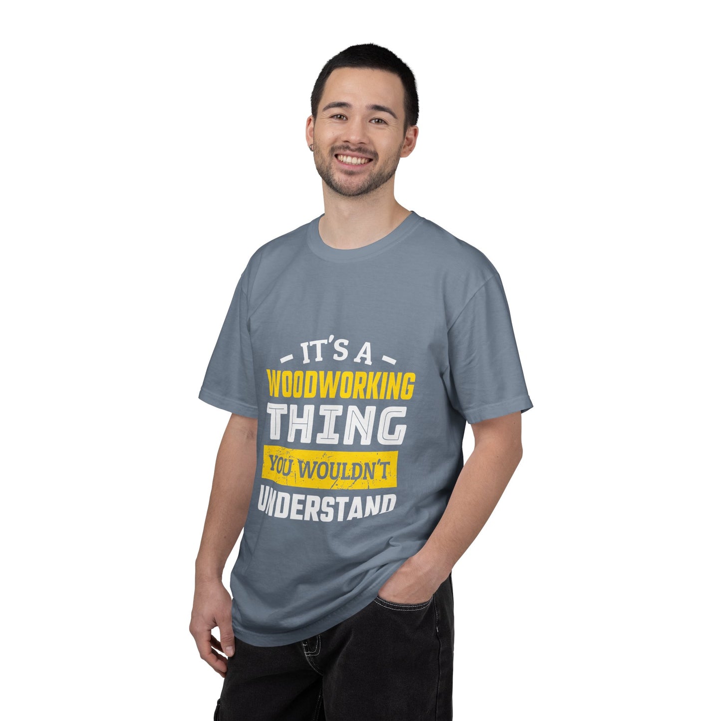 Woodworking T-Shirt — "It's a Woodworking Thing You Wouldn't Understand" Crew Tee