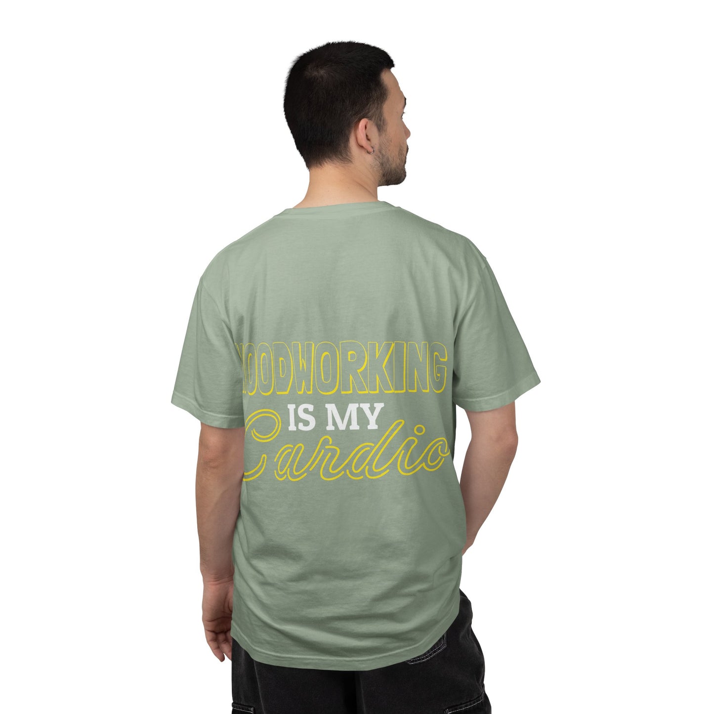 Woodworking Is My Cardio T-Shirt — Ewing Woodworks Graphic Tee