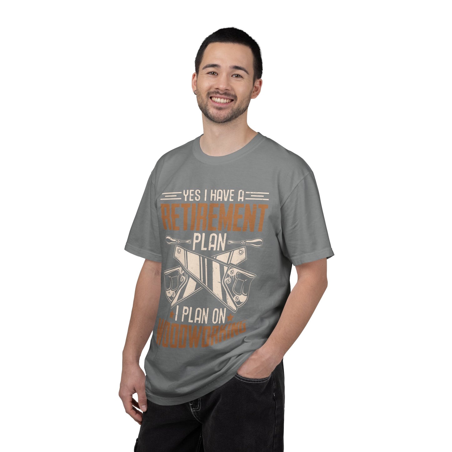 Retirement Plan Woodworking T-Shirt — I Plan On Woodworking Tee