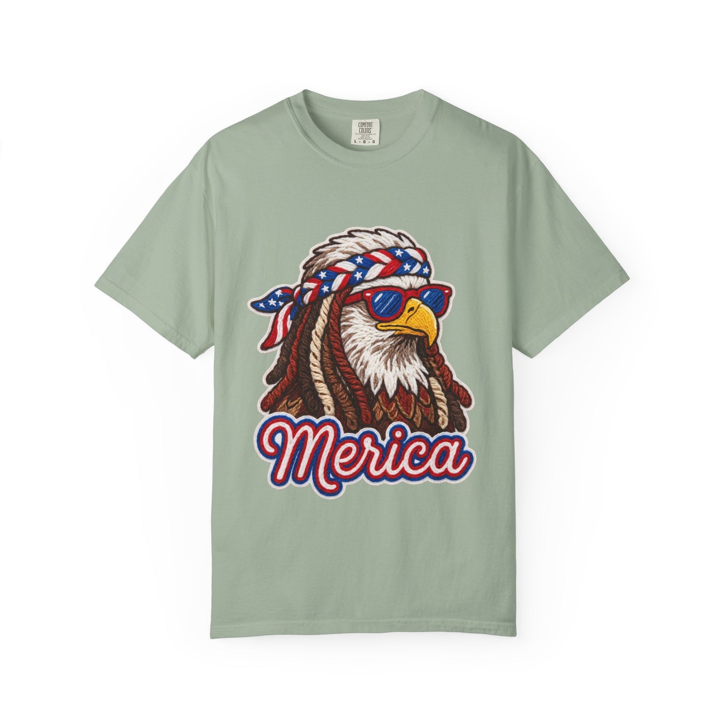 Merica Bald Eagle T-Shirt — Patriotic 'Merica Graphic Tee for 4th of July