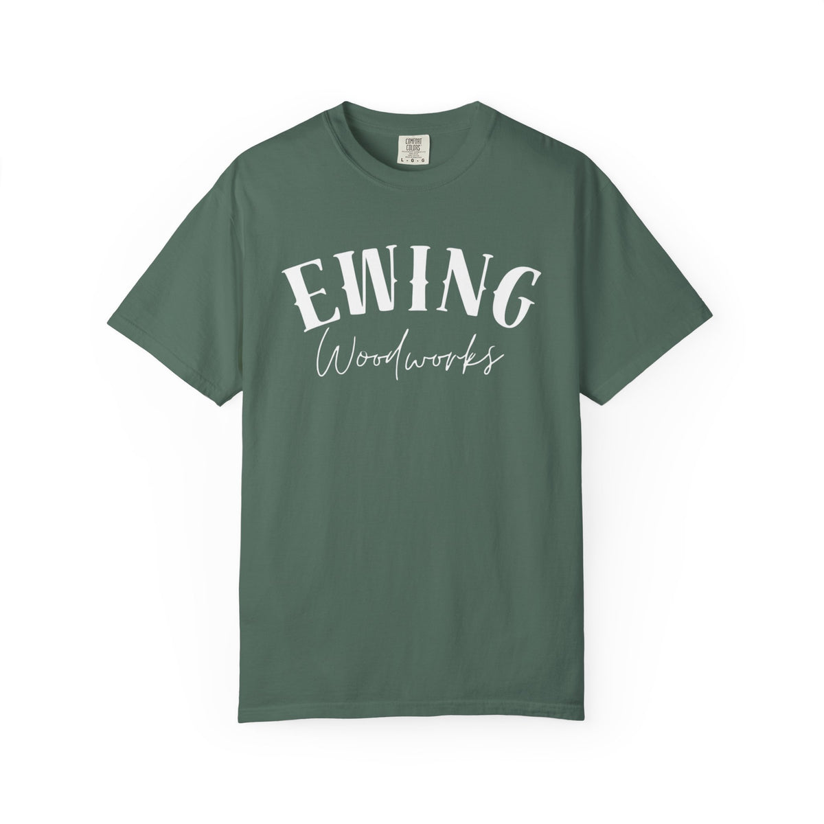 Woodworking T-Shirt — "This Is My Woodworking Shirt" Garment-Dyed Tee (Ewing Woodworks)