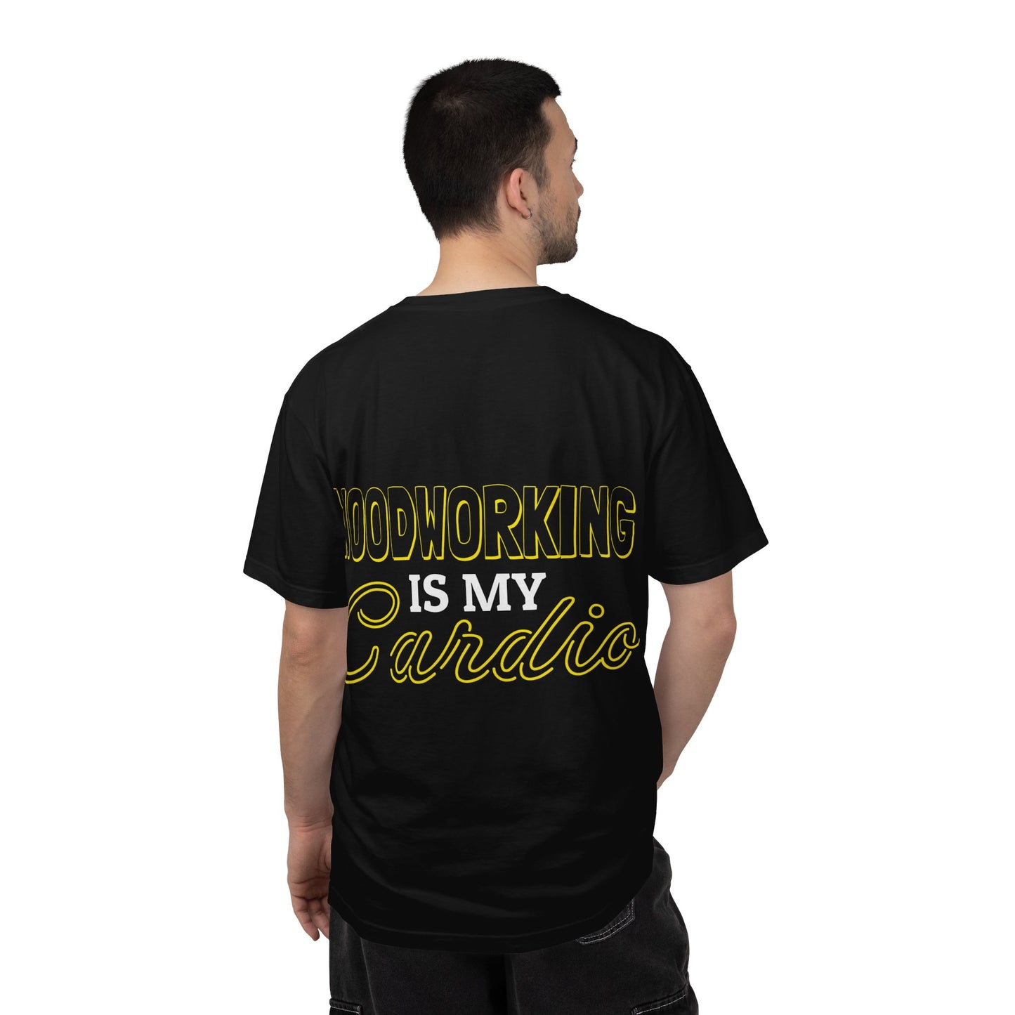 Woodworking Is My Cardio T-Shirt — Ewing Woodworks Graphic Tee