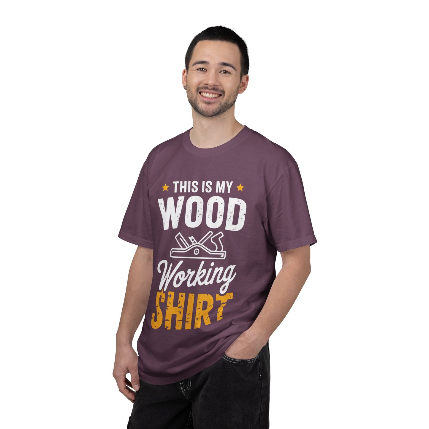 Woodworking Shirt — “This Is My Wood Working Shirt” Graphic Tee for Carpenters & DIYers