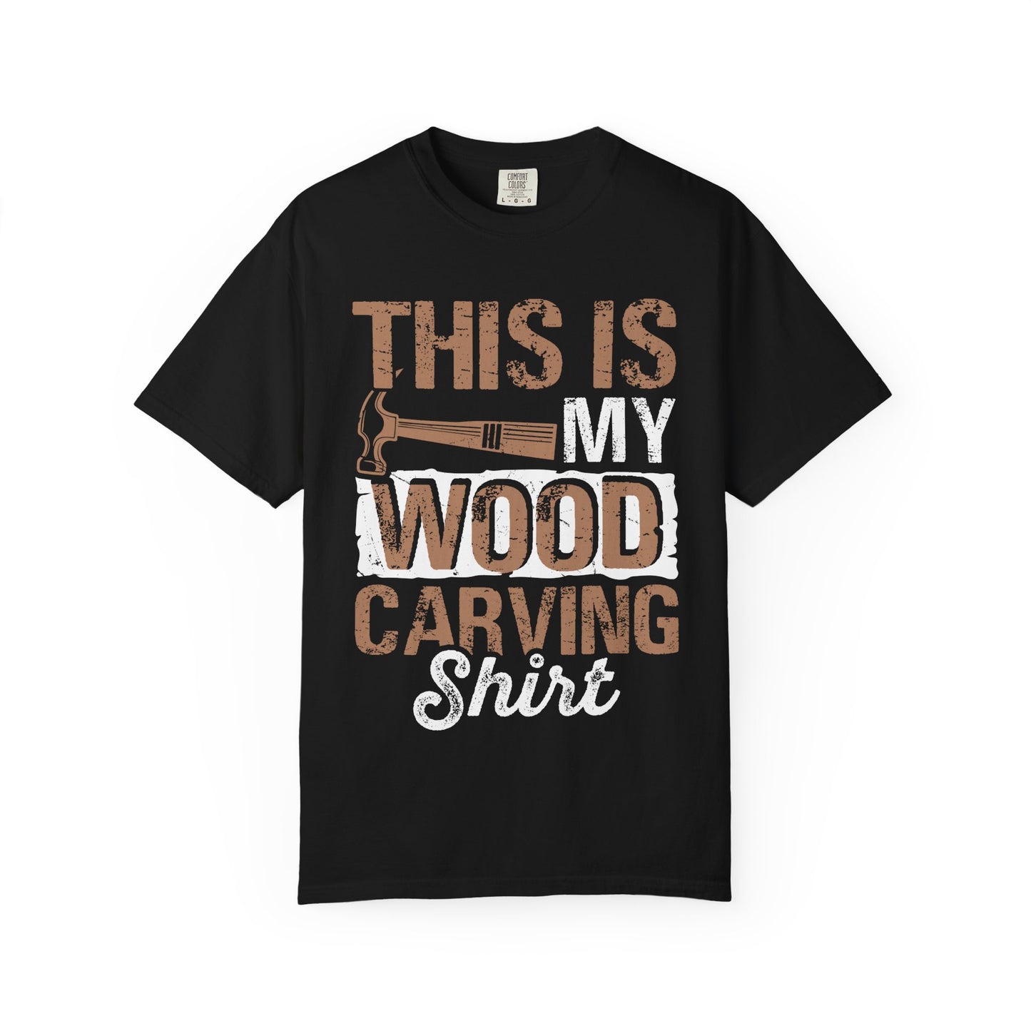 Wood Carving T-Shirt — "This Is My Wood Carving Shirt" Graphic Tee for Woodworkers
