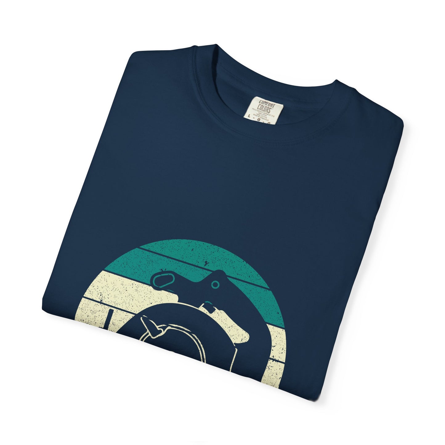 Retro Circular Saw T-Shirt — Vintage Carpenter Woodworker Tee