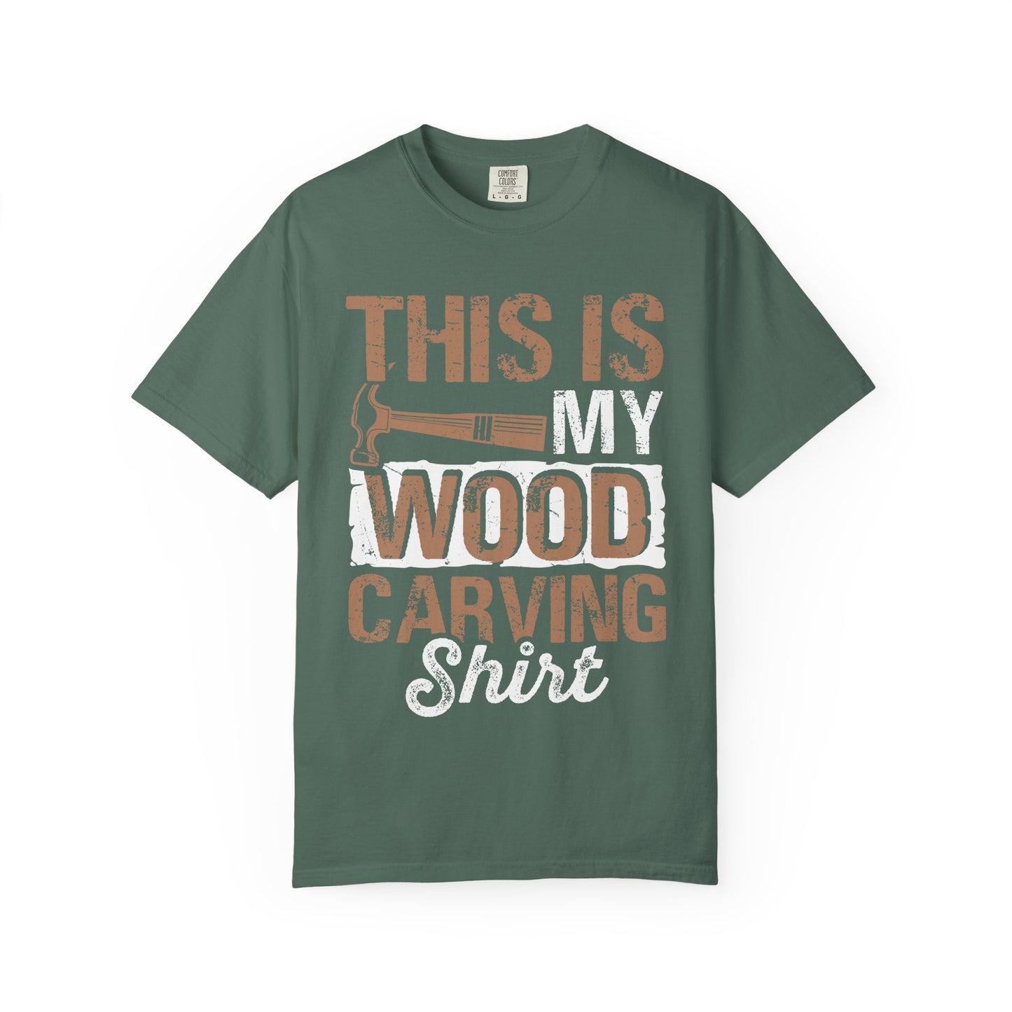 Wood Carving T-Shirt — "This Is My Wood Carving Shirt" Graphic Tee for Woodworkers