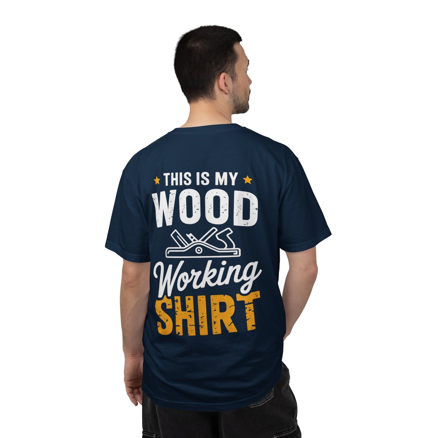 Woodworking T-Shirt — "This Is My Woodworking Shirt" Garment-Dyed Tee (Ewing Woodworks)