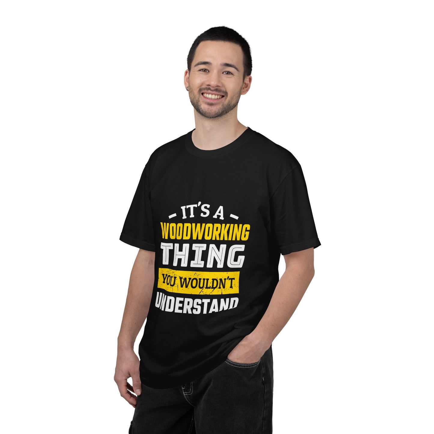 Woodworking T-Shirt — "It's a Woodworking Thing You Wouldn't Understand" Crew Tee