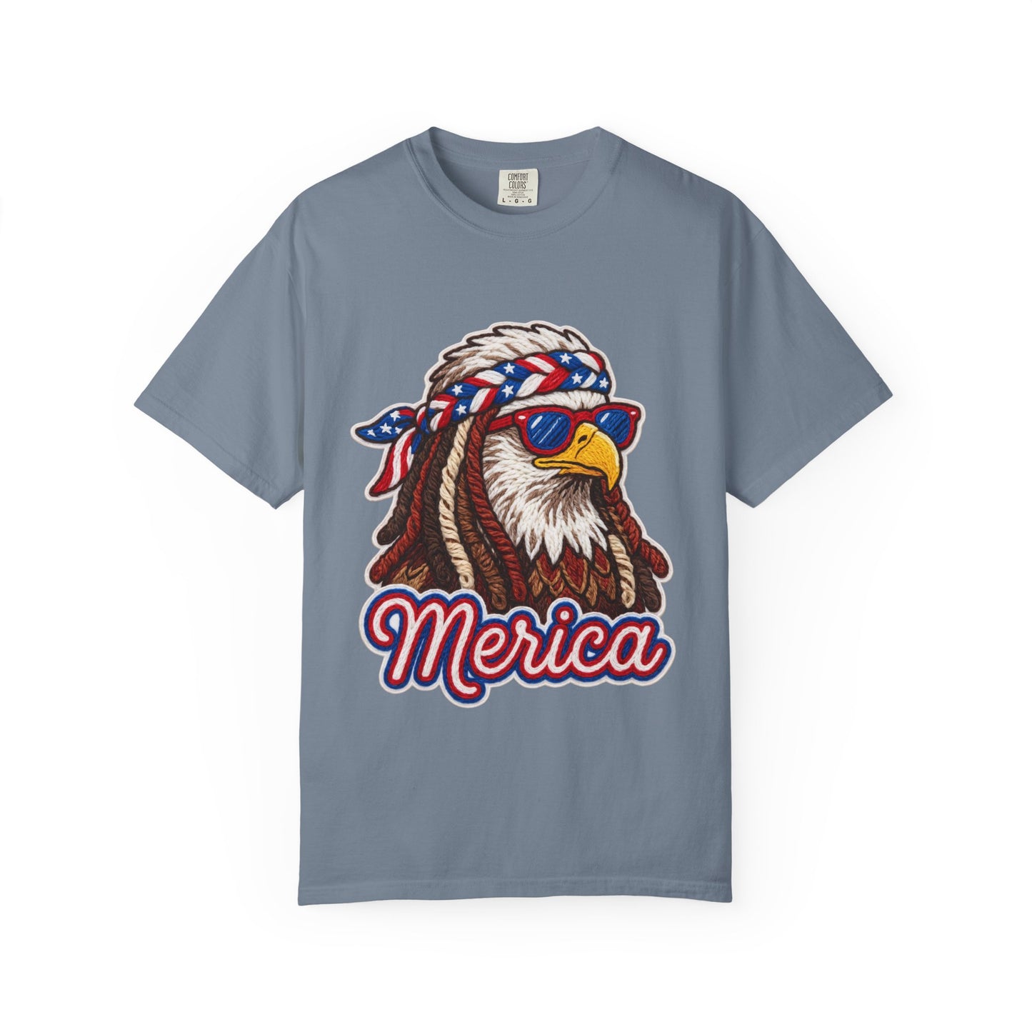 Merica Bald Eagle T-Shirt — Patriotic 'Merica Graphic Tee for 4th of July