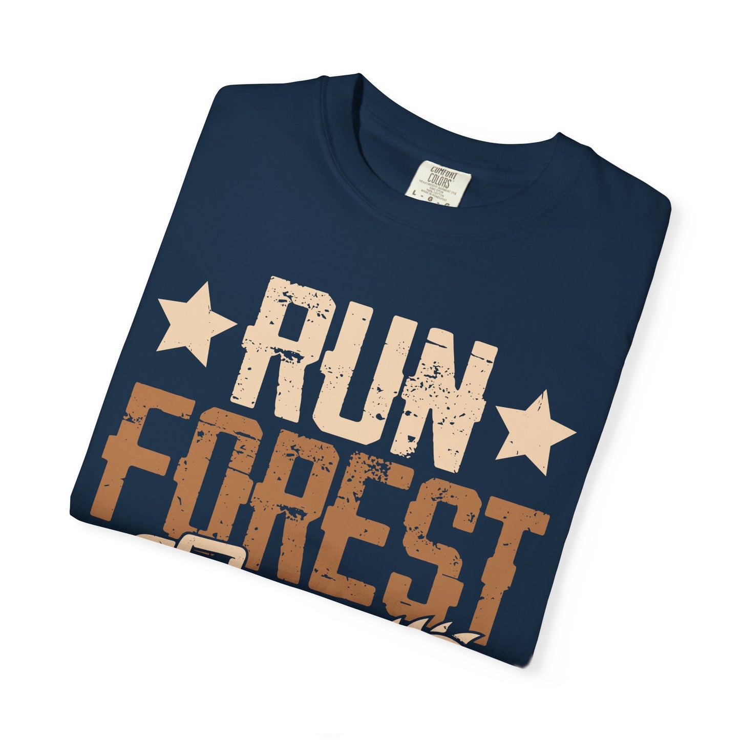 Run Forest Run Chainsaw T-Shirt — Funny Retro Lumberjack Tee